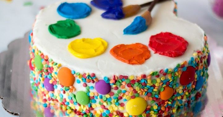 Une fête sophistiquée de peinture sur l’anniversaire inpo