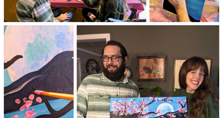 Art des dates fabuleuses de la peinture à la maison