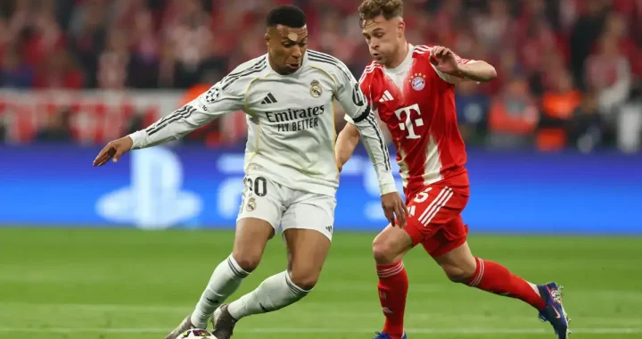 Liga Champions UEFA / Bayern Munich – Real Madrid: "aku berharap istriku…"Joshua Kimmich lepas setelah skor 4-3